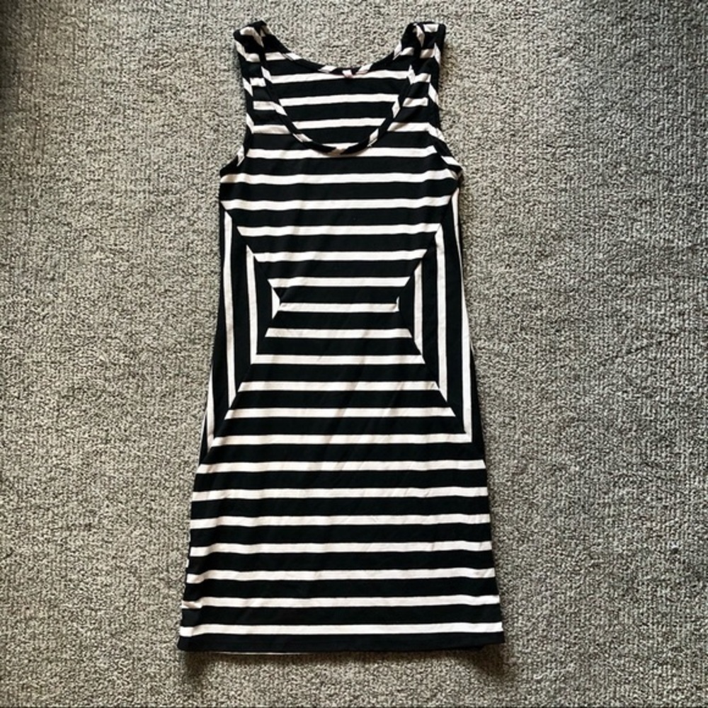 Uo Sparkle & Fade Mirrored Contour Stripe Dress - image 3